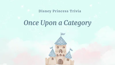 Disney Princess Trivia: Once Upon a Category