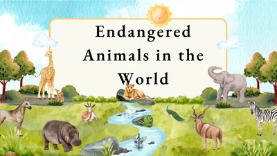 Endangered animals around the world quiz