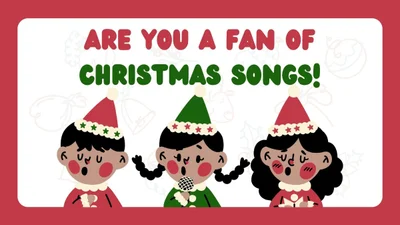 Are you a fan of Christmas Songs! It's Timeee