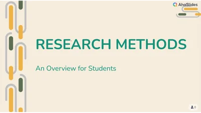 Research Methods: An Overview for Students
