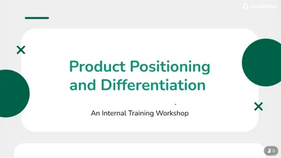 Product Positioning and Differentiation