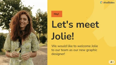 HR New employee introduction - Available For Free Users