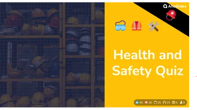Health and Safety Quiz - Available for Free Users