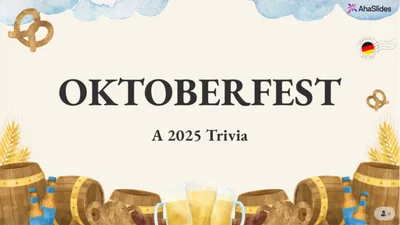 Oktoberfest: A 2025 Trivia