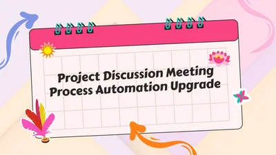 Project Discussion Meeting: Timeline and Task Assignment