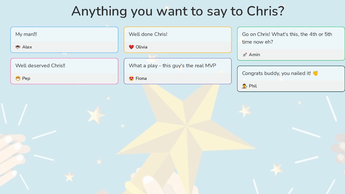 background presentation