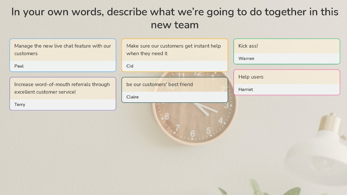 background presentation