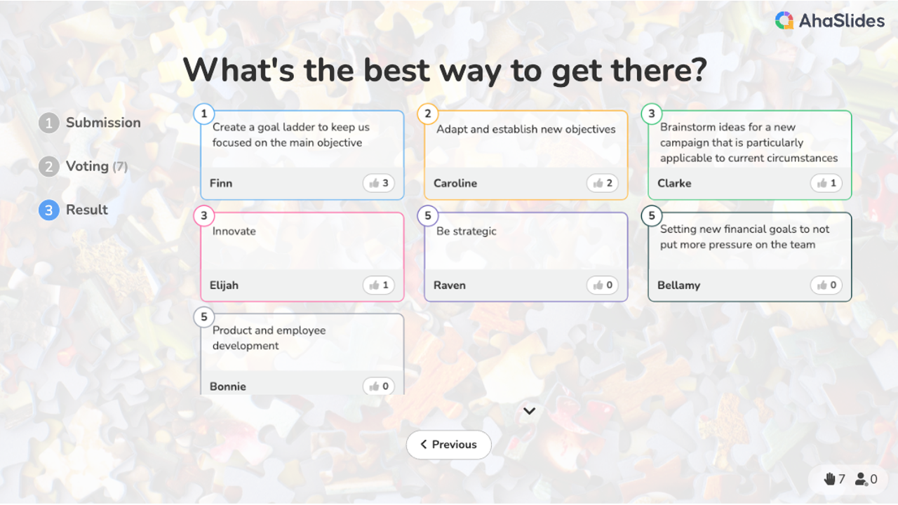 background presentation