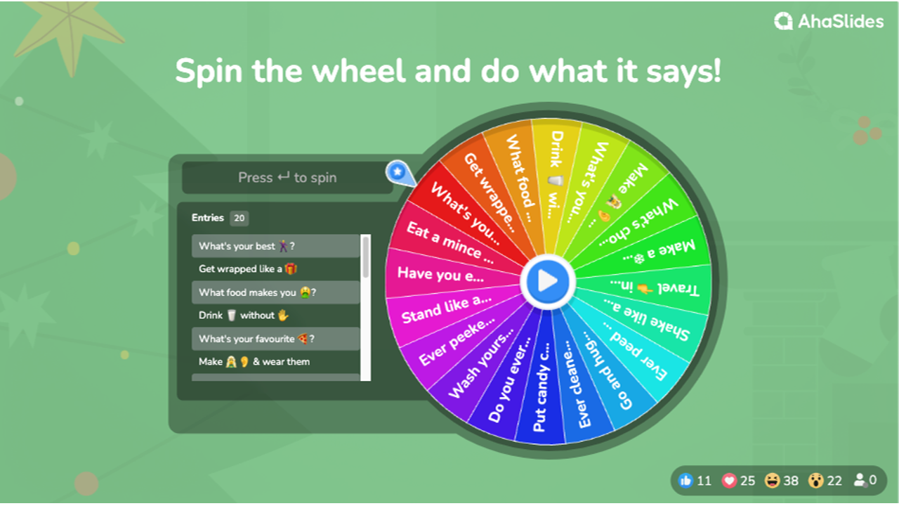 background presentation