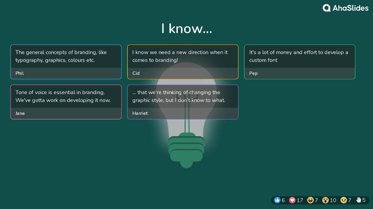 background presentation