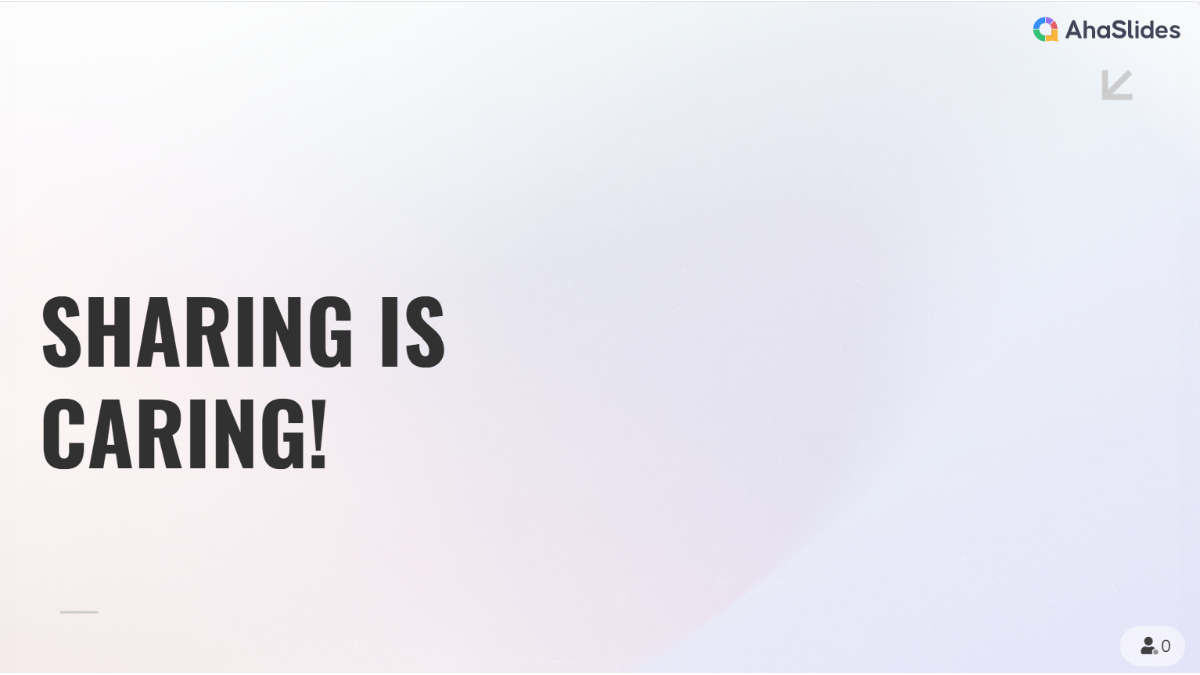 background presentation