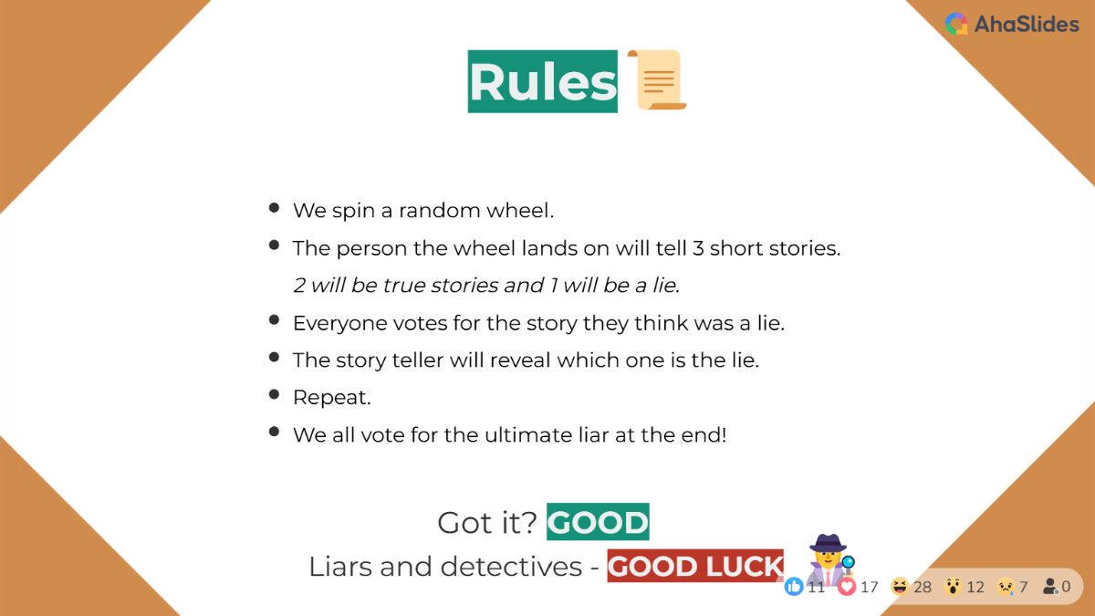 background presentation