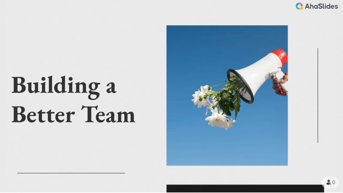 background presentation