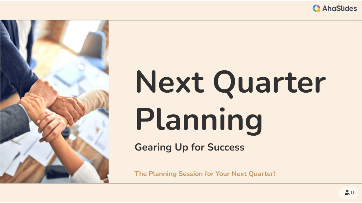 background presentation