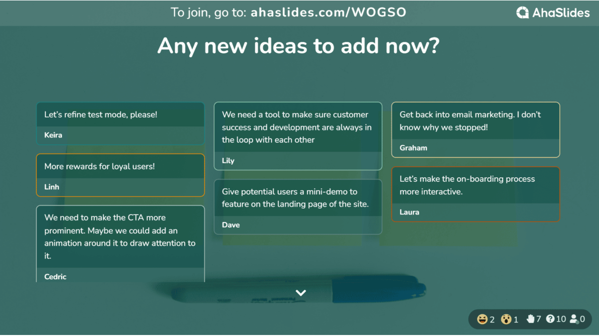 background presentation