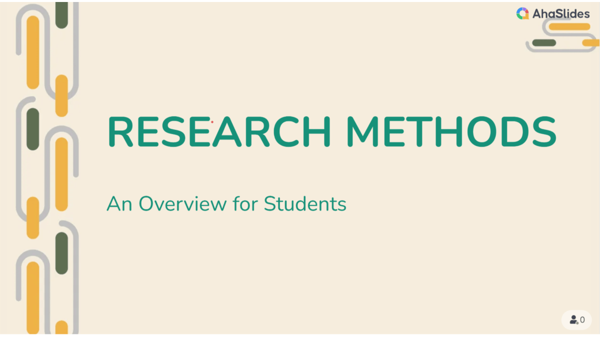 background presentation