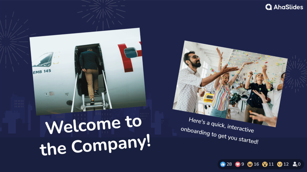 background presentation