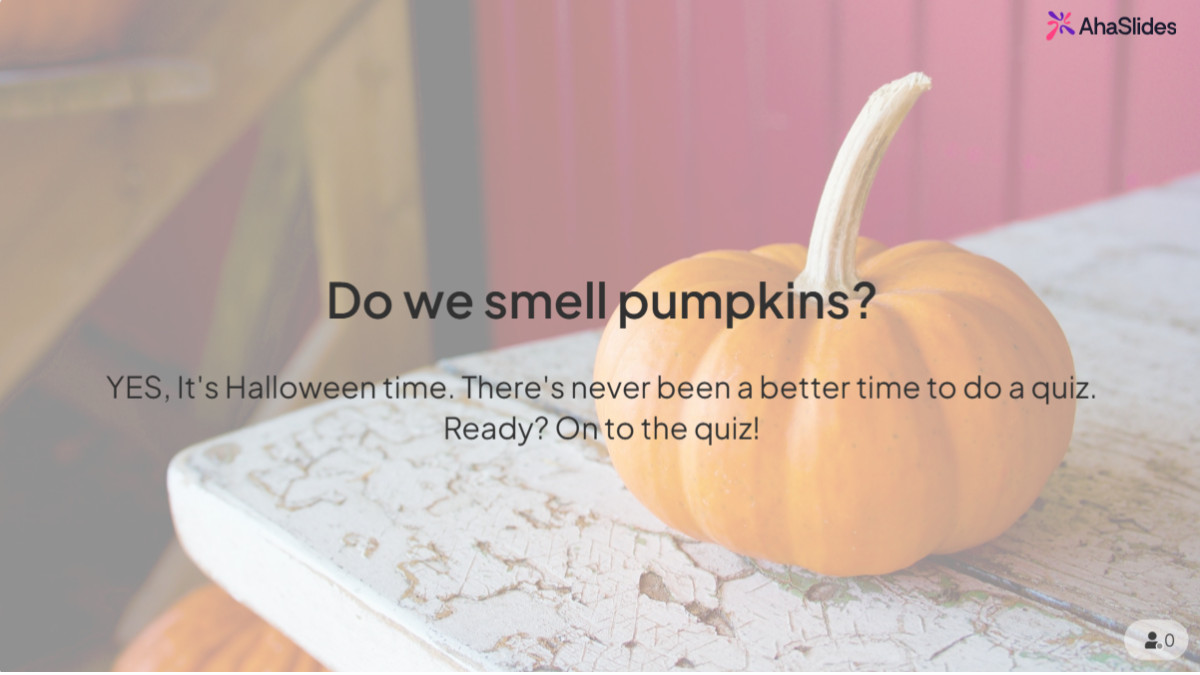 background presentation