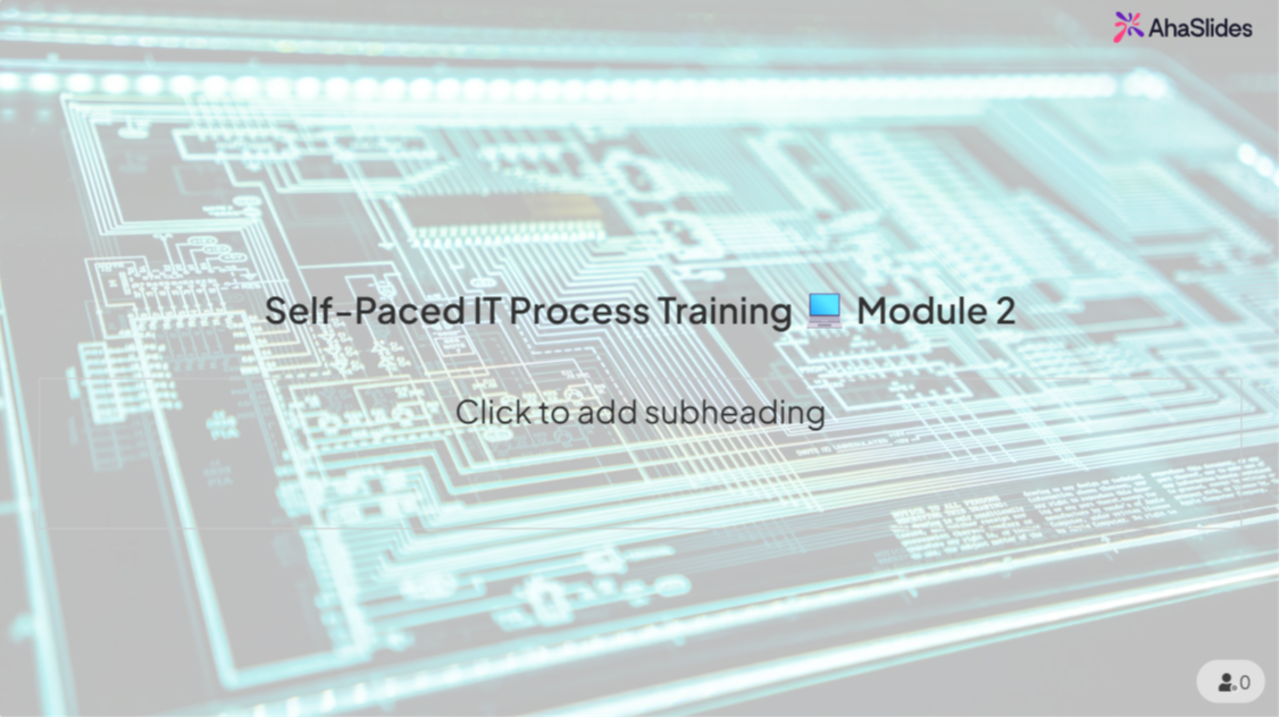 background presentation