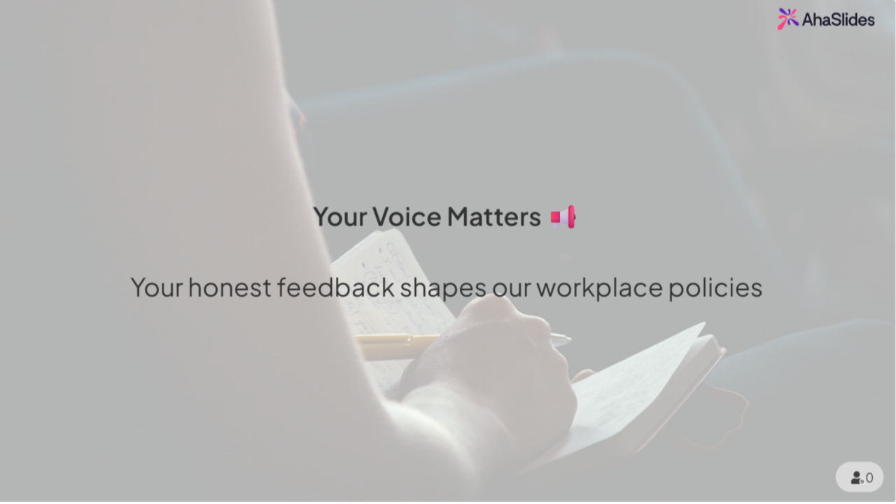 background presentation