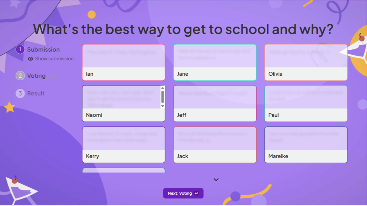 background presentation